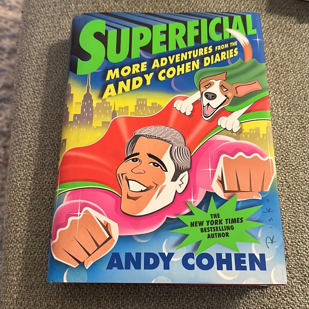 Superficial hardcore book by Andy Cohen - used - some wear and tear